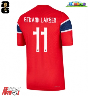 Noruega Jorgen Strand Larsen #11 Primera Equipación Mundial 2026 Manga Corta
